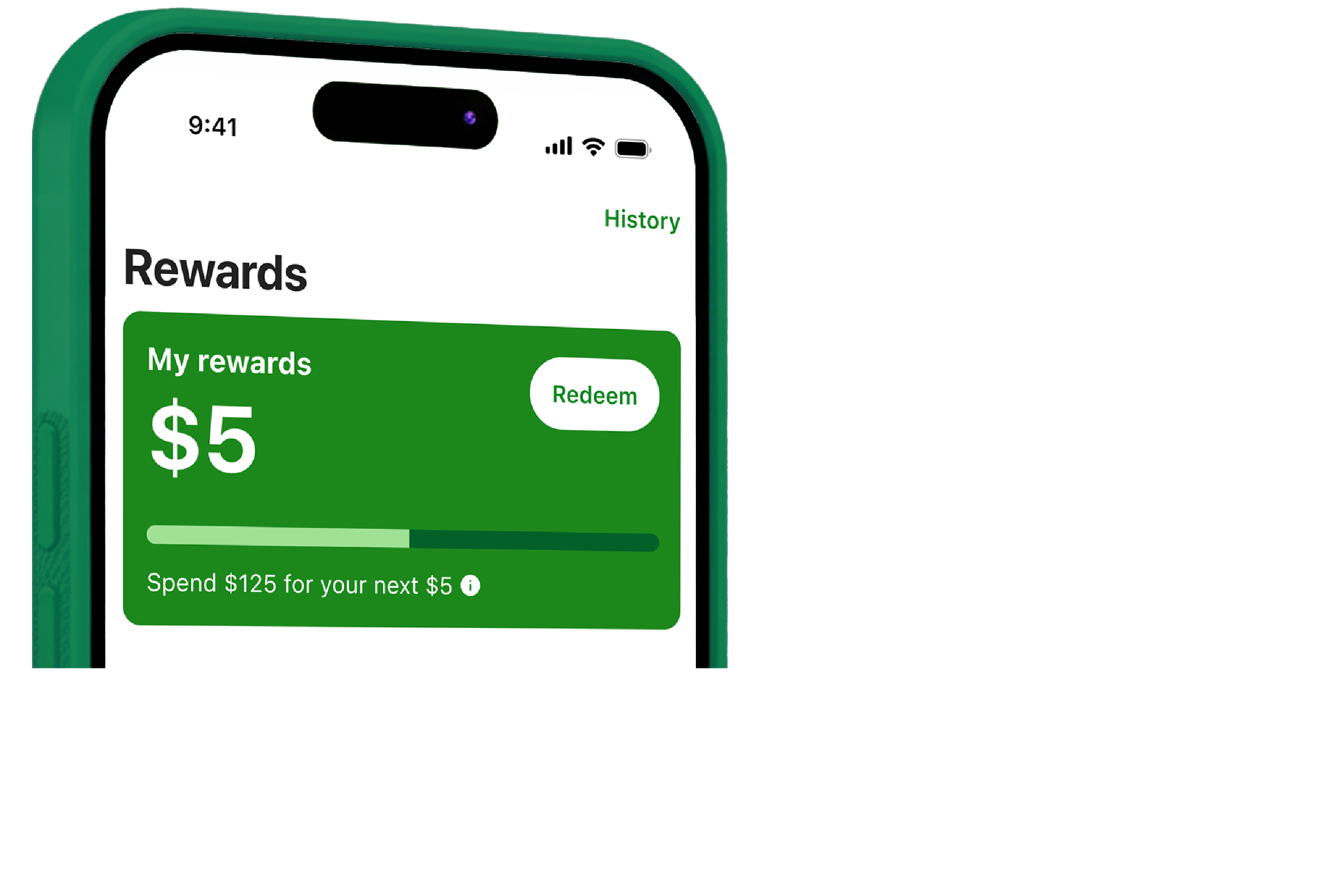 Illustration of mobile whole with the Zipcar app open to rewards
