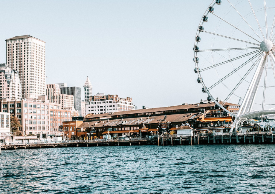 Seattle Ferris Wheel at Pier 57