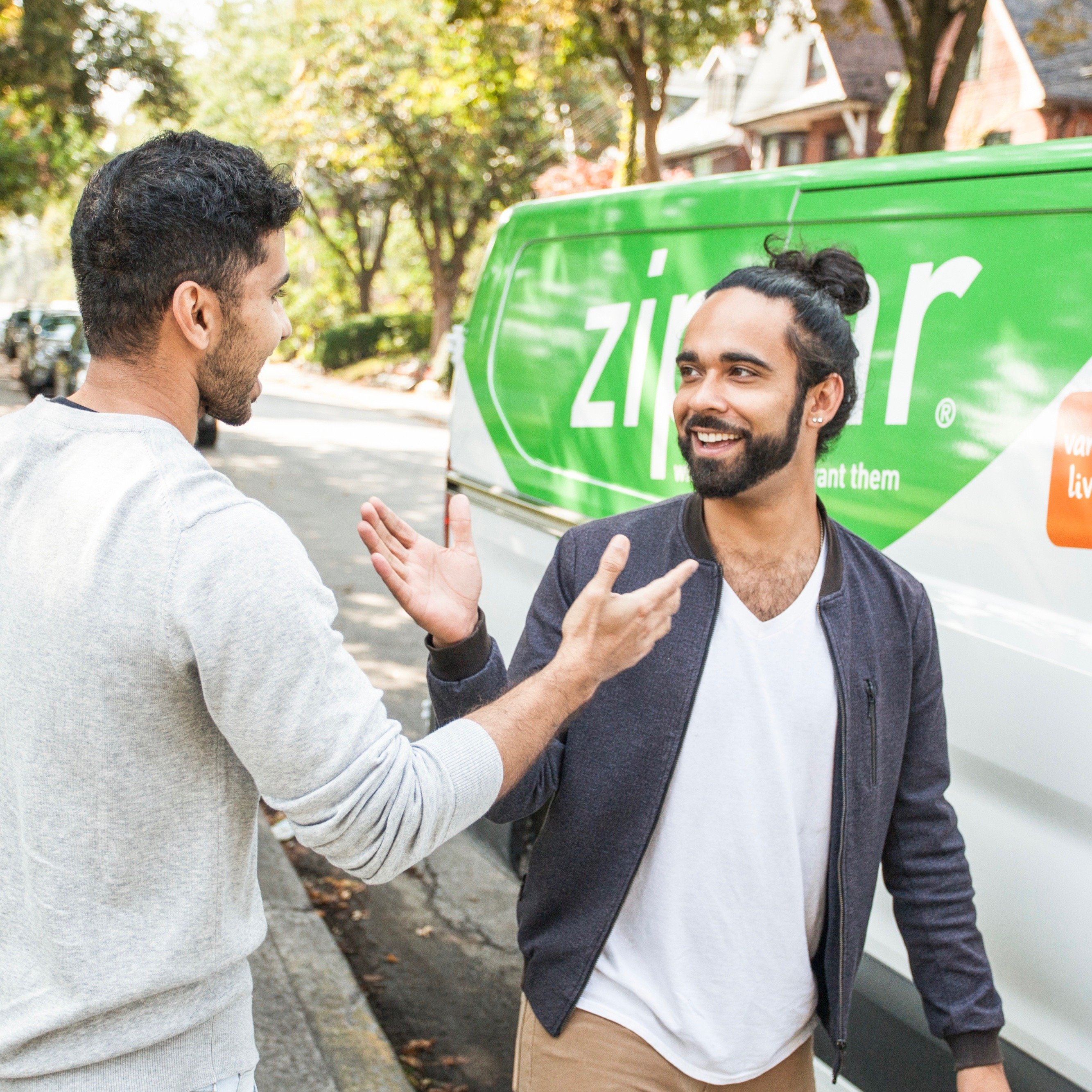 Zipcar moving van 