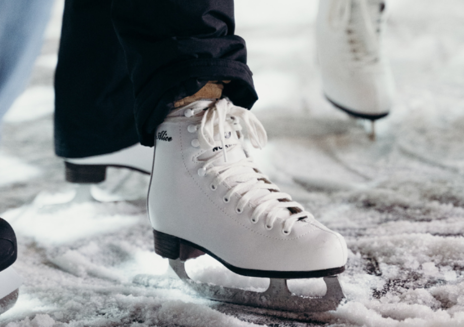  Ice Skating During Winter Road Trip 