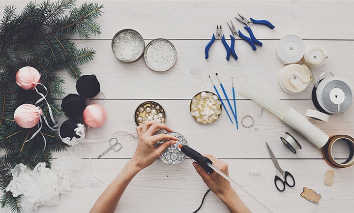 Don’t let the pliers scare you—craft-making parties can be as simple or intricate as you’d like. The key is to provide guests with a range of fun materials to help them cut loose. 