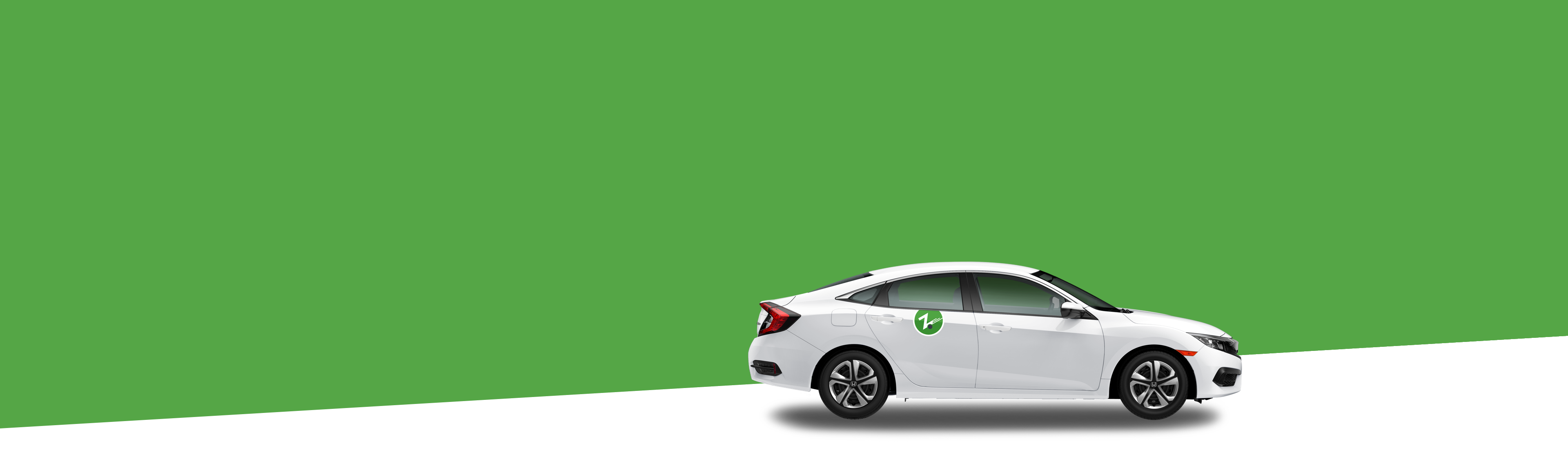 green-background-white-zipcar