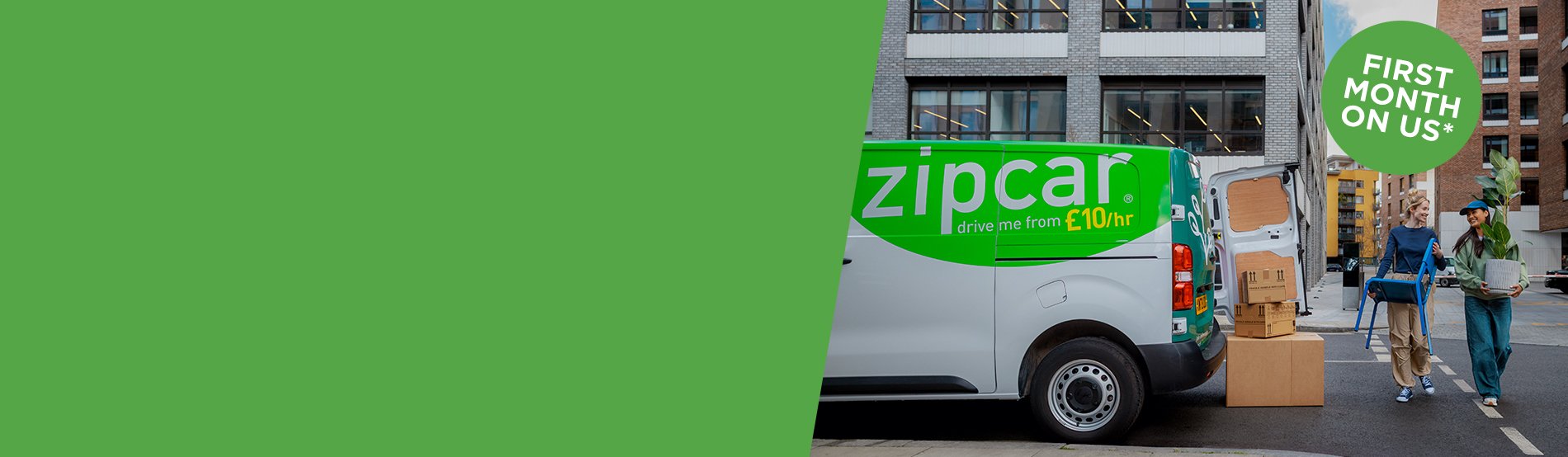 van hire near me with Zipcar