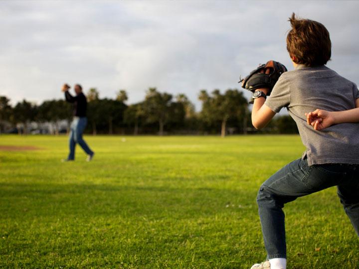 father son baseball 