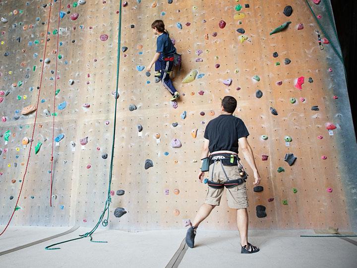 rock climbing 