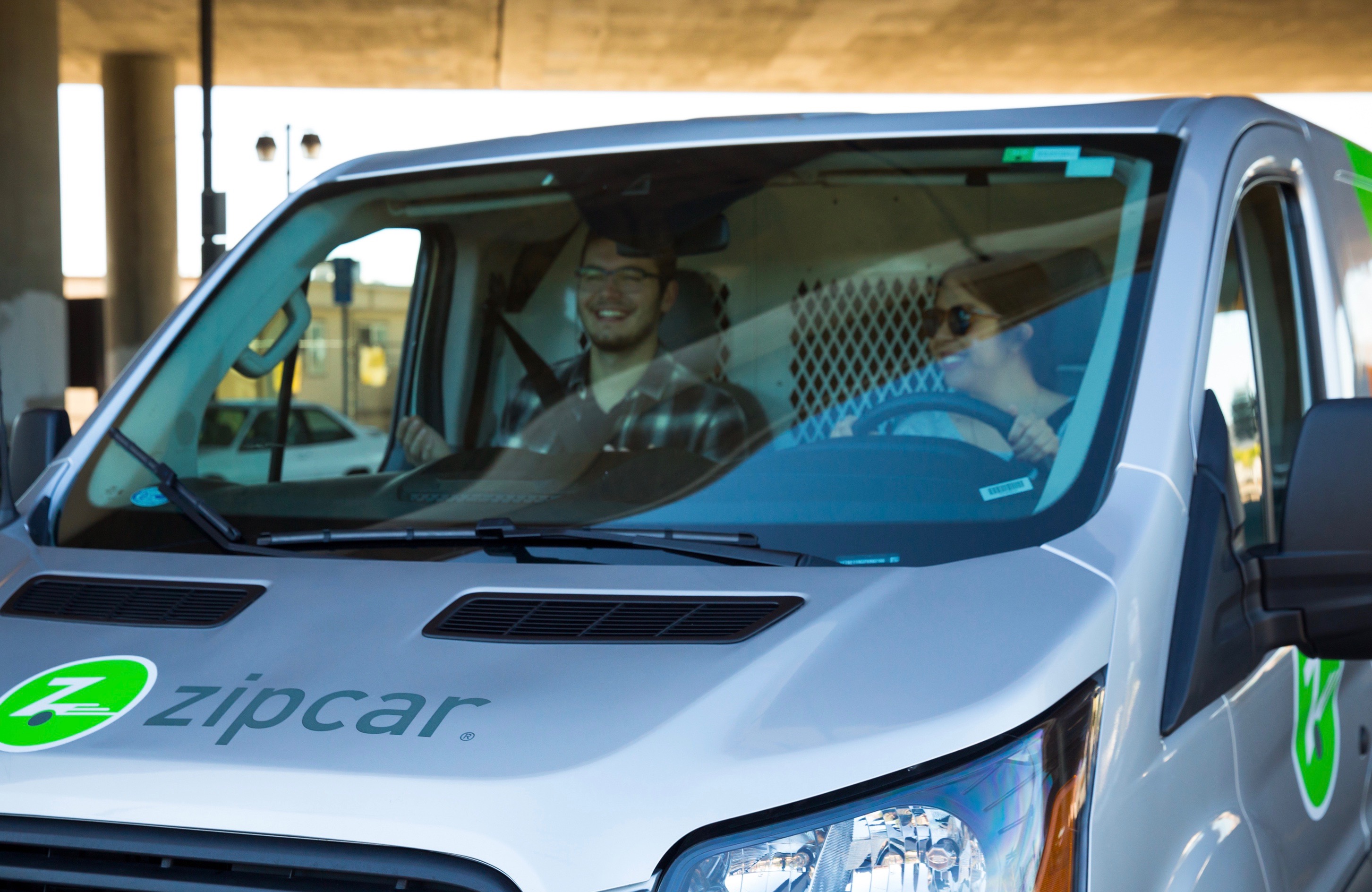 Zipcar transit van 