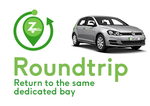 zipcar roundtrip