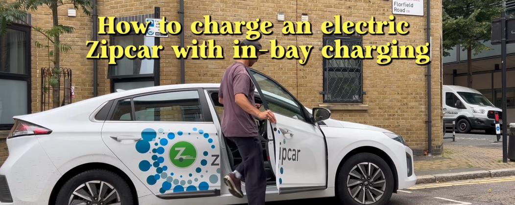 In bay charging Zipcar